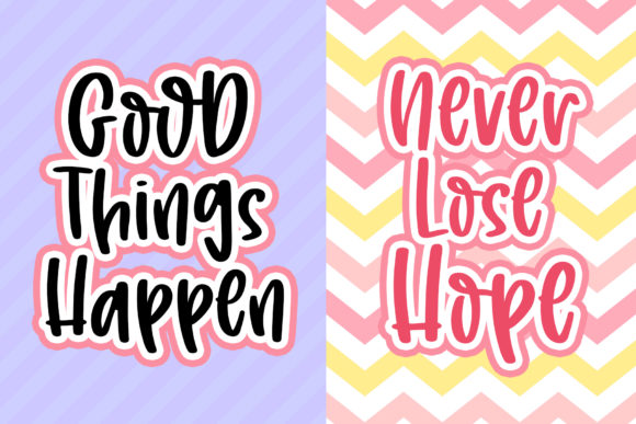 Purple Hope Font PNG with transparent background - Preview 1