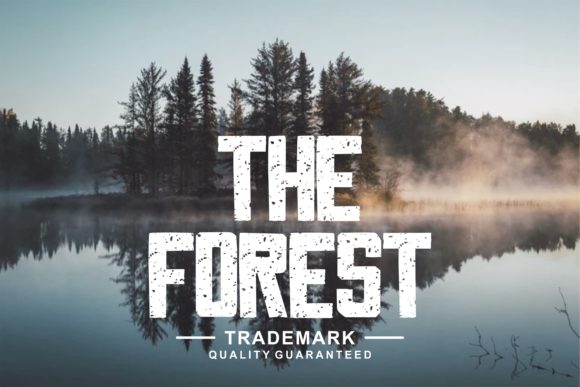 Redpine Font PNG with transparent background - Preview 5