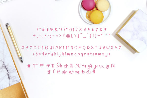 Schuya Font PNG with transparent background - Preview 1
