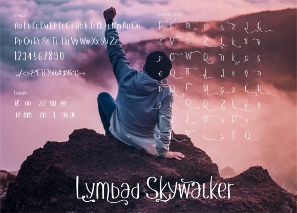 Silkywalery Font PNG with transparent background - Preview 2