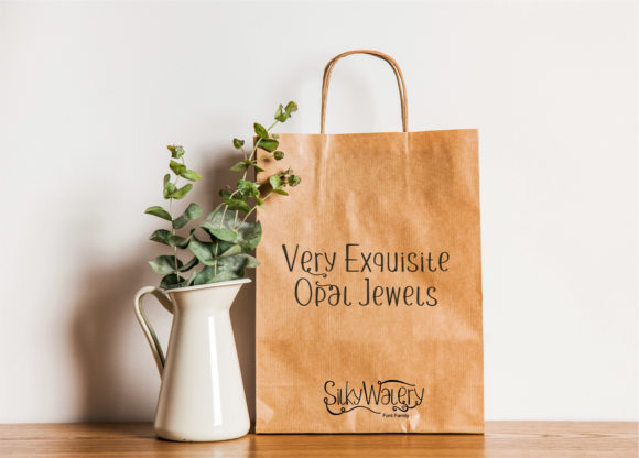 Silkywalery Font PNG with transparent background - Preview 5
