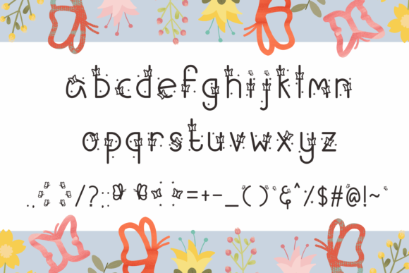 Betterflies Font - Preview 1