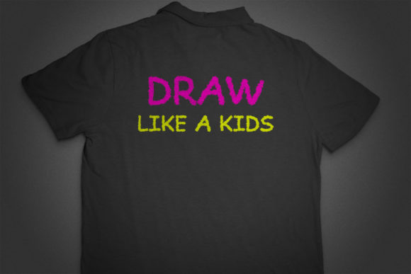 Crayon Letters Font - Preview 4