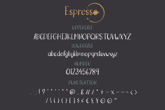 Espresso Font - Preview 2