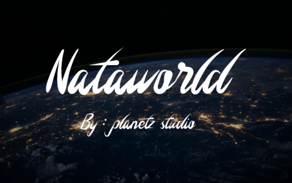 Nataworld Font PNG with transparent background - Preview 1
