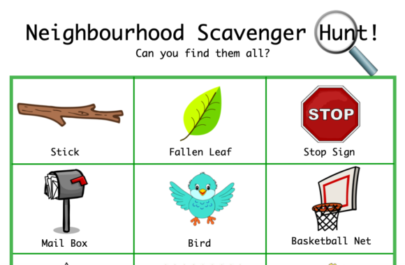 Neighbourhood Scavenger Hunt