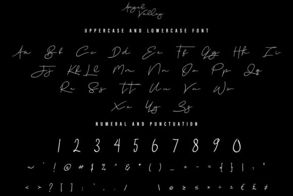 Angel Valley Font - Preview 5