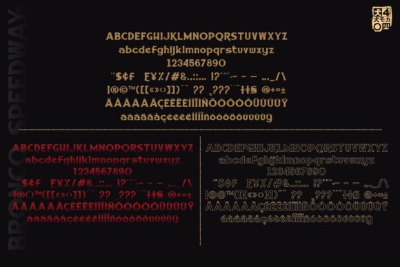 Bronco Speedway Font - Preview 3