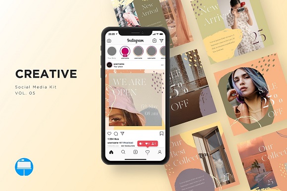 Creative Social Media Kit Vol. 05 Graphic by wijayacreative · Creative ...