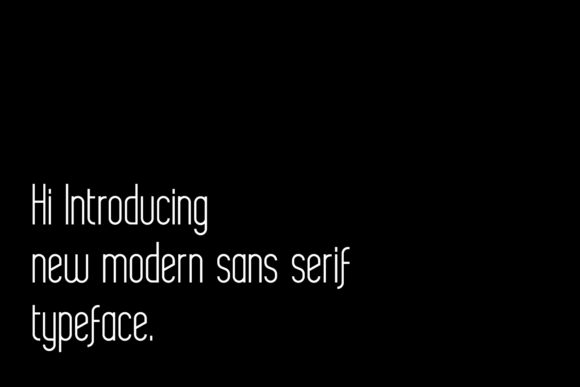 Delvon Thin Font PNG with transparent background - Preview 1