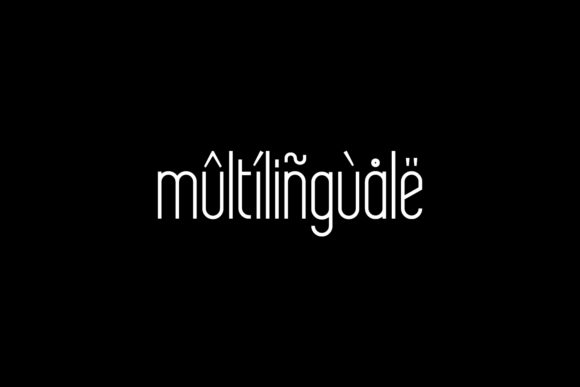 Delvon Thin Font PNG with transparent background - Preview 3
