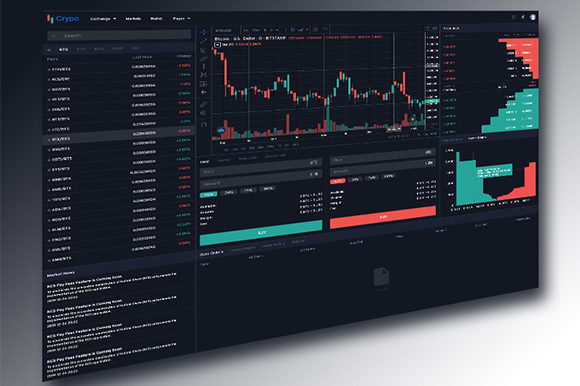 Exchange Fluid Park Dark&nbsp;&nbsp; Grafik UX und UI Kits Von artgalaxy