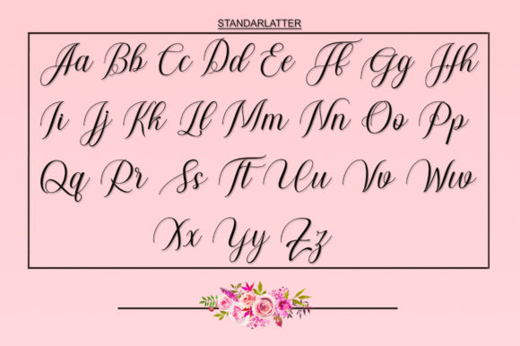 Genta Font PNG with transparent background - Preview 4
