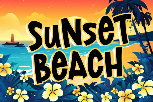 Lost Island Font PNG with transparent background - Preview 6