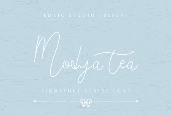 Modya Tea Font PNG with transparent background - Preview 1