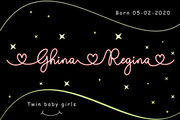 Mono Love Font PNG with transparent background - Preview 1