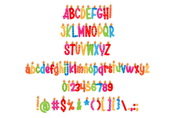 Birthday Wishes  Duo Font - Preview 3