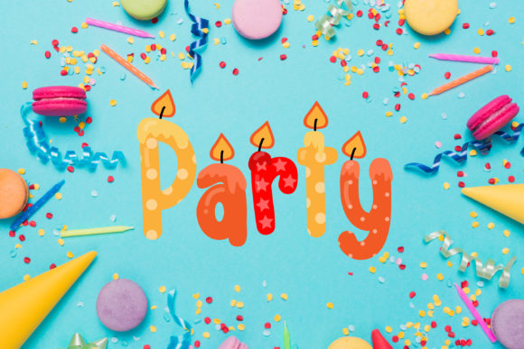 Birthday Wishes  Duo Font - Preview 6