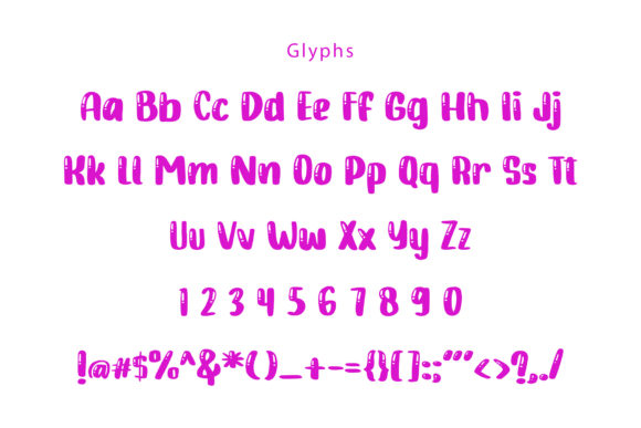Candy Jelly Playful Display Font - Preview 1