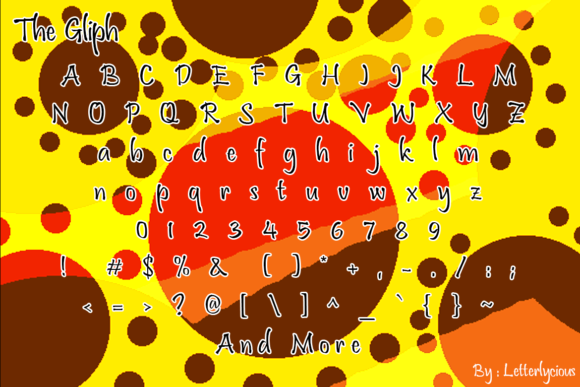 Covidarious Font PNG with transparent background - Preview 1