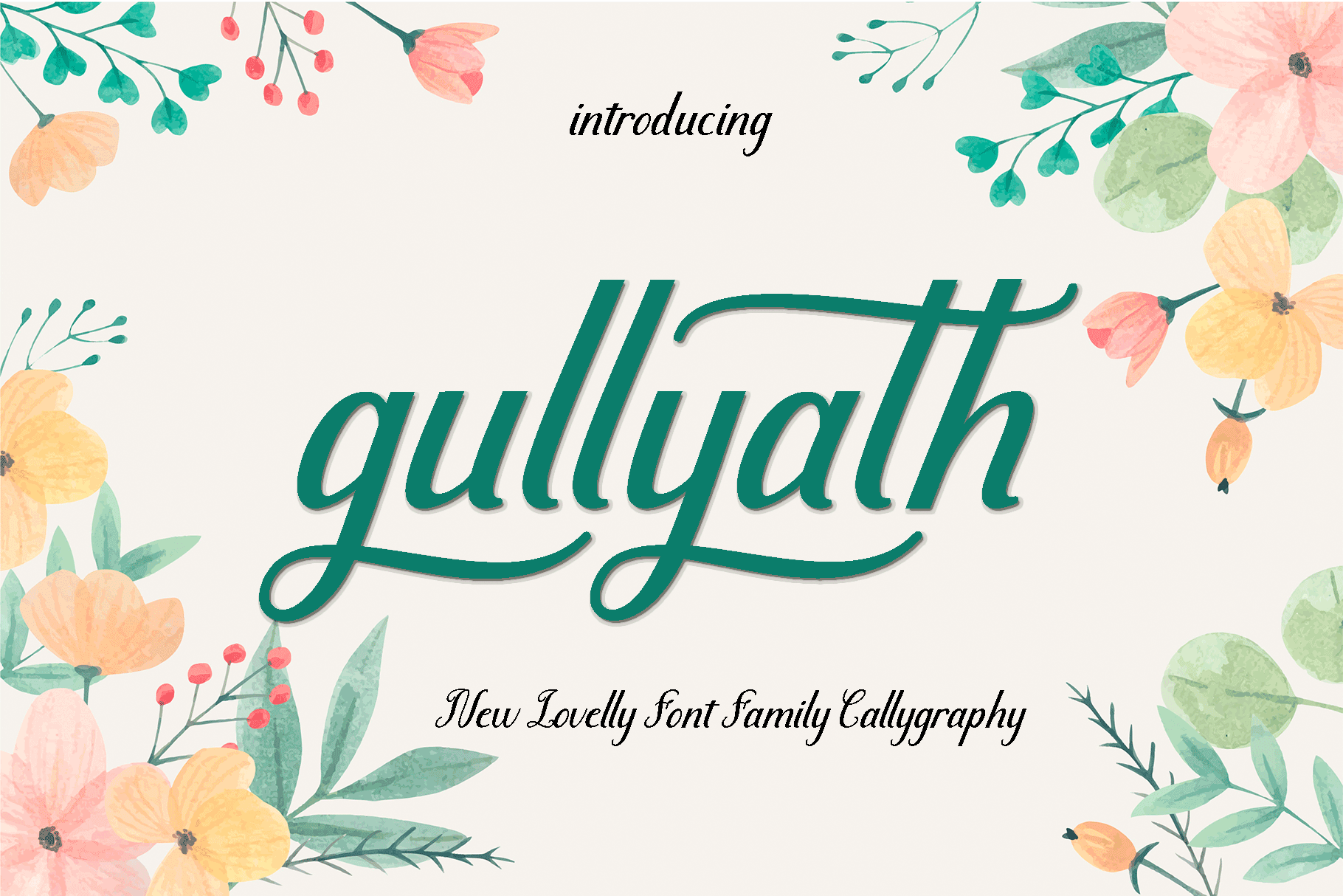 Gullyath Font by MYdesign · Creative Fabrica