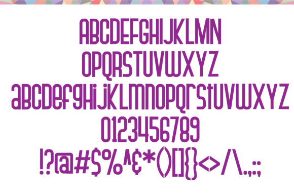 Kaleidocope Font - Preview 4