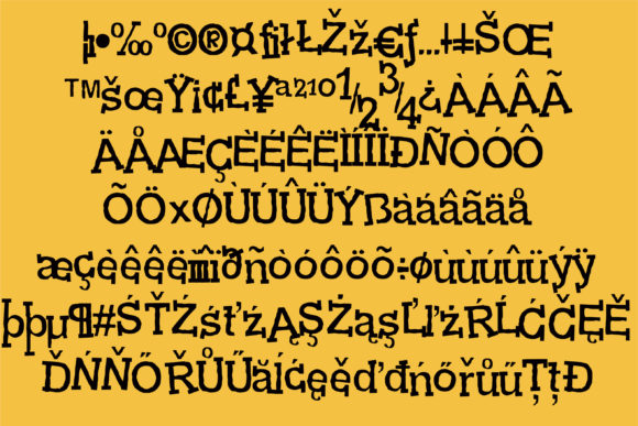 PN Elusory Font PNG with transparent background - Preview 3
