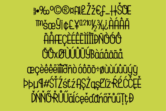 PN Stinkbomb Font PNG with transparent background - Preview 3