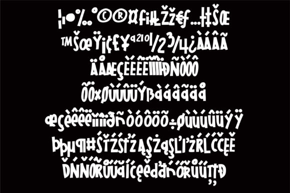 PN Thinking Fast Font PNG with transparent background - Preview 3