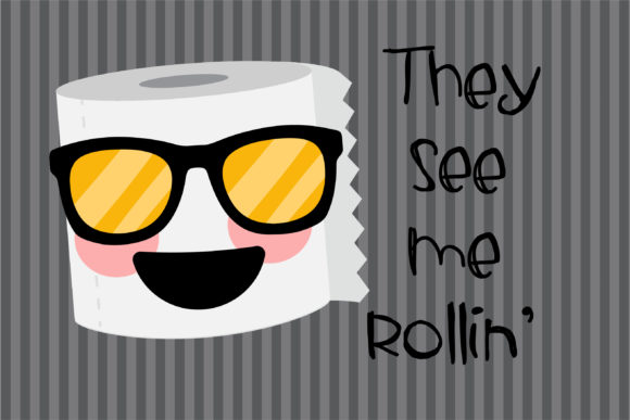 Potty Training Font PNG with transparent background - Preview 1
