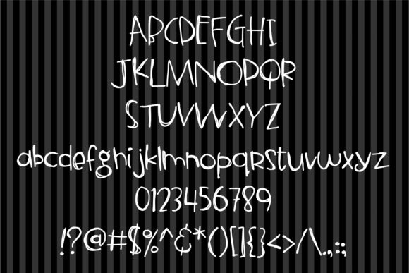 Potty Training Font PNG with transparent background - Preview 2