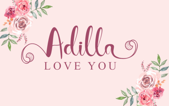 Sanillase Font PNG with transparent background - Preview 1