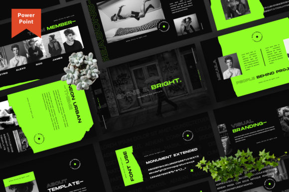 Preview of Shine & Bright Creative Powerpoint PowerPoint template