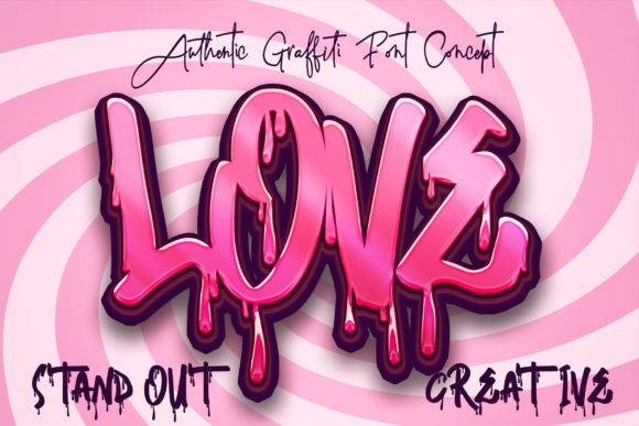 Skater Boys Gravity Font PNG with transparent background - Preview 2