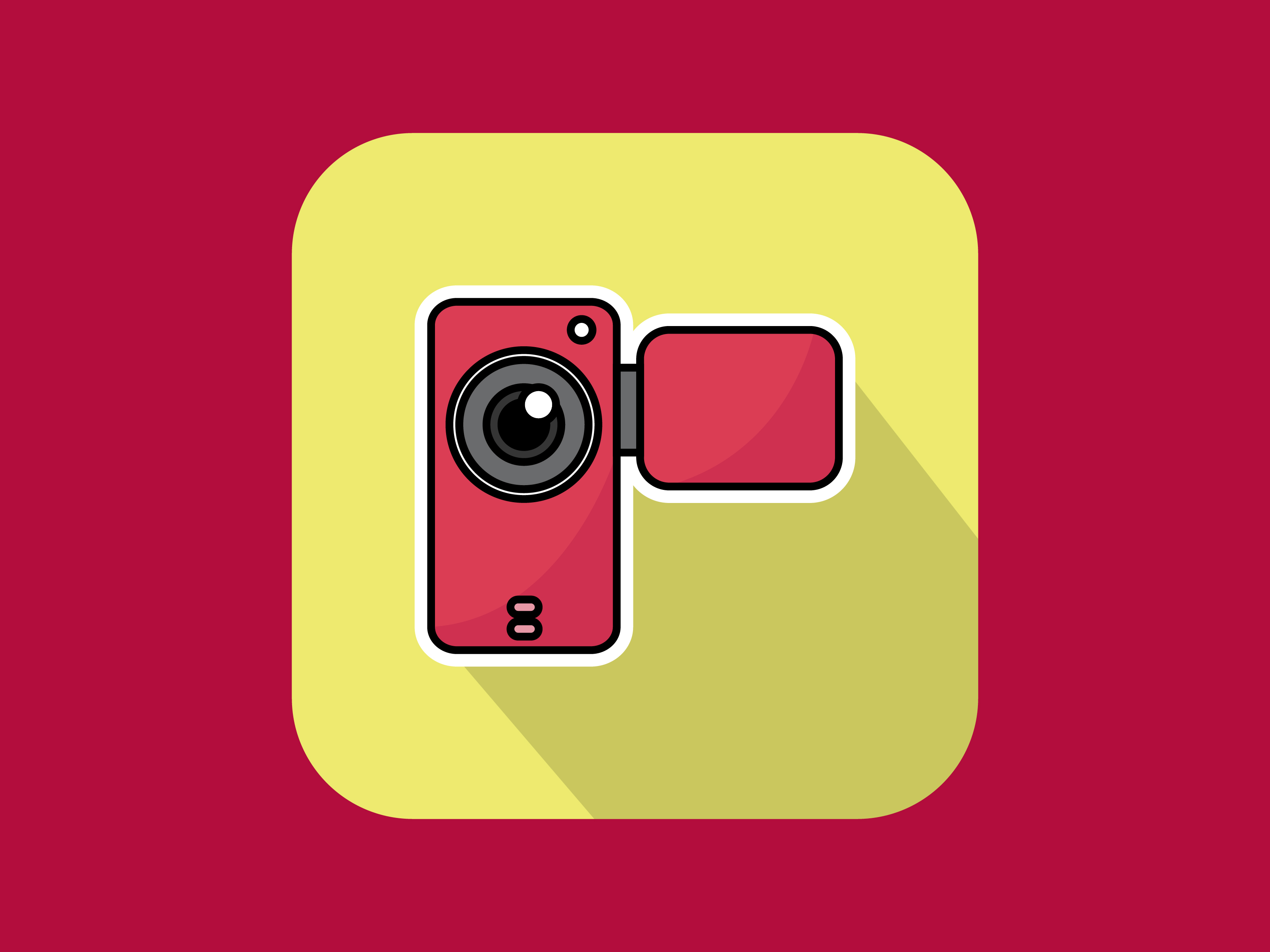 Icon Handycam Video Modern Outline Graphic by sailingshipstudio ...