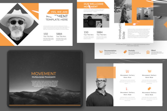 Preview of Movement Creative Powerpoint PowerPoint template