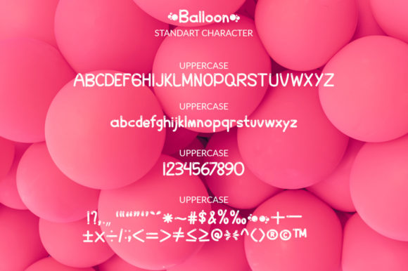 Balloon Font - Preview 5