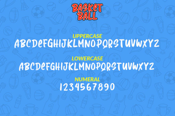Basketball Font - Preview 4