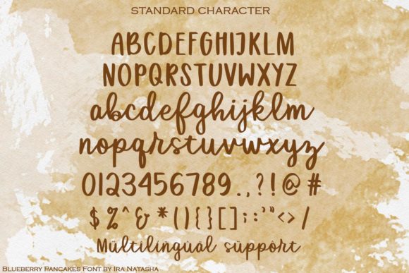 Blueberry Pancakes Font - Preview 1