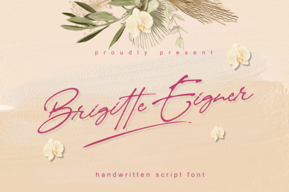 Brigitte Eigner Font - Preview 1