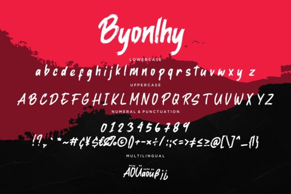 Byonlhy Font - Preview 6