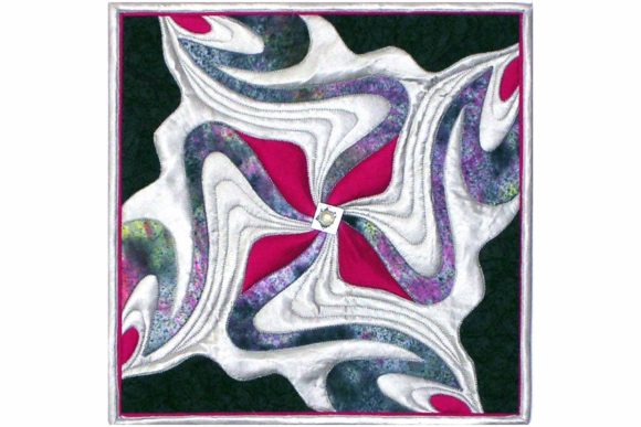 Calligraph Designer Pinwheel Patchwork Quilt Pattern