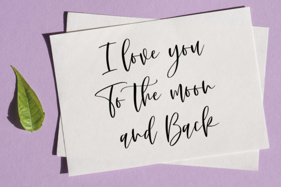 Dancing Moon Duo Font PNG with transparent background - Preview 1