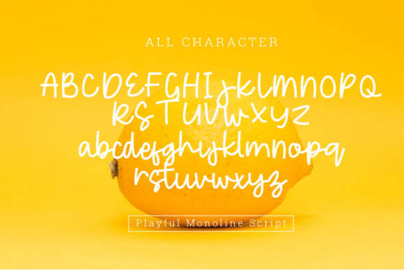 Fresh Lemonade Font - Preview 1
