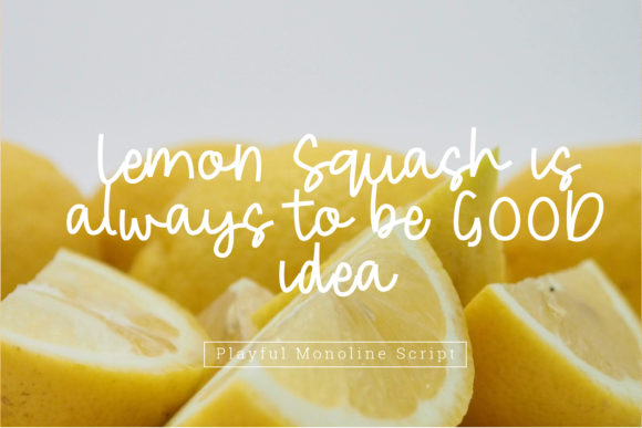Fresh Lemonade Font - Preview 4