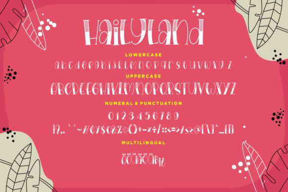 Hailyland Font - Preview 6