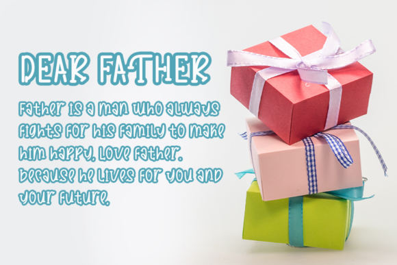Happy Father Font - Preview 3