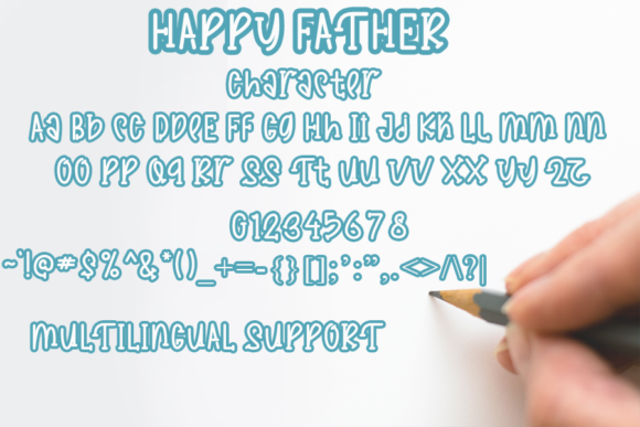 Happy Father Font - Preview 4