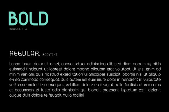 Jekulo Font PNG with transparent background - Preview 3