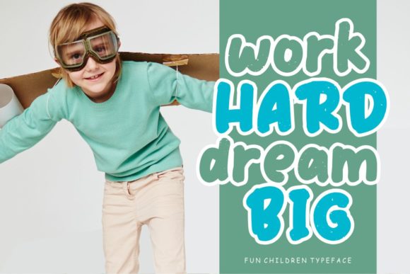 Kinderland Font PNG with transparent background - Preview 3